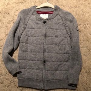 Sweater Jacket with Zipper